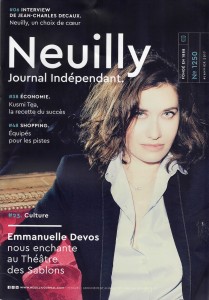 Nine Artiste dans Neuilly Journal - Janvier 2017